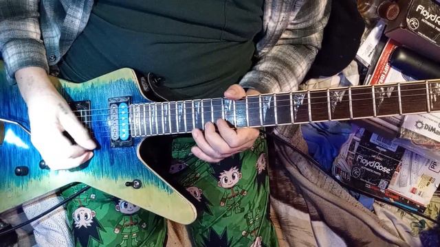 making up a Tune on my hybrid neck through Ibanez/ML style homebuilt.. it's a little Rough still.. смотреть онлайн