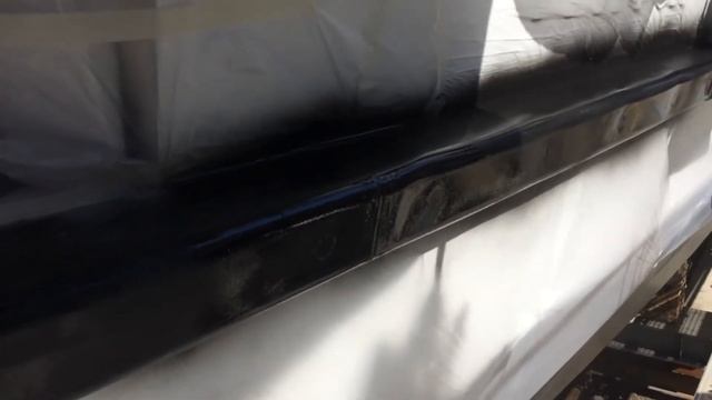 Напыление полимочевины на корабль