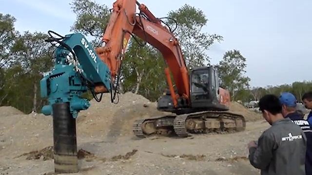 Вибропогружение труб смотреть онлайн