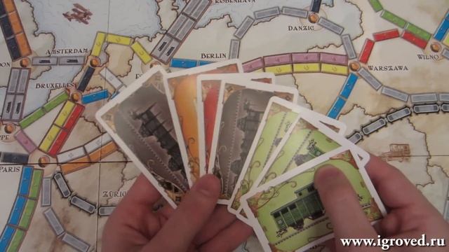 Билет на поезд по Европе. Обзор настольной игры от Игроведа смотреть онлайн