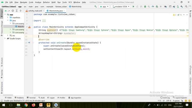 Lập trình Android - Bài 16: ListView Cơ bản trong Android смотреть онлайн