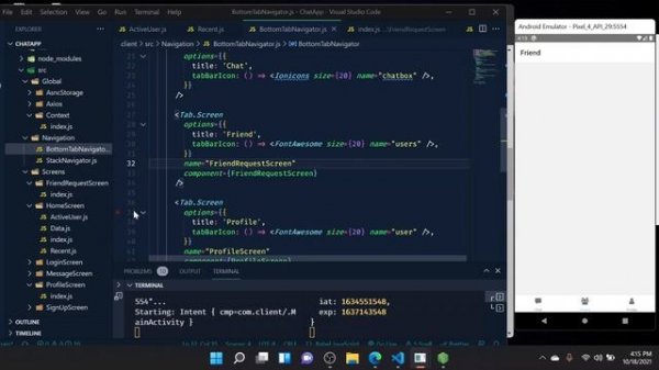 React Native Chat app part 8