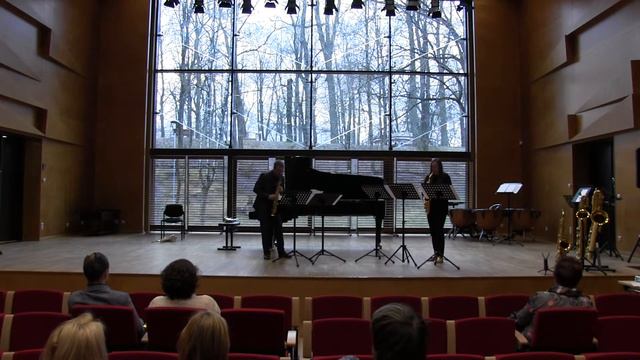 Victor Herbiet duo for saxophones "Paris Rush" by Nicolas Prost and Ursula Chillaud смотреть онлайн