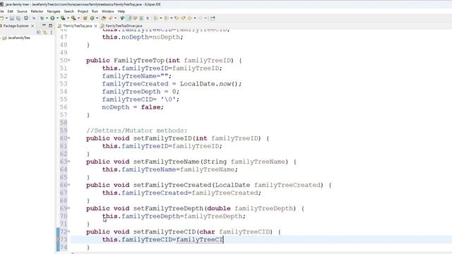 Getters and Setters in Java смотреть онлайн