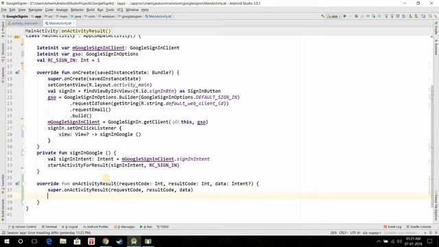 Firebase Google Authentication using Kotlin смотреть онлайн