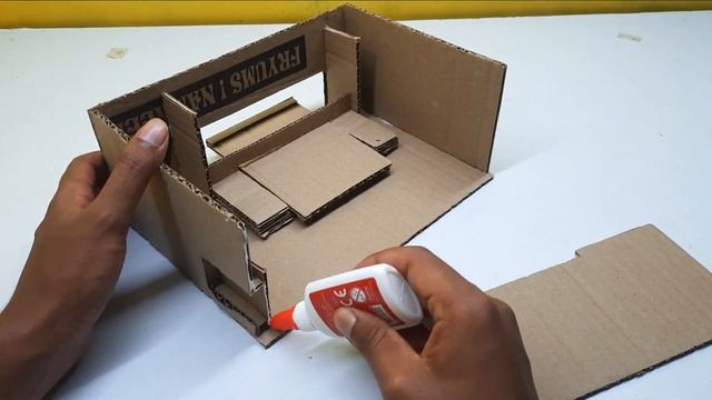 How to Make Cardboard Printer | Diy Cardboard Printer at Home | School Project смотреть онлайн