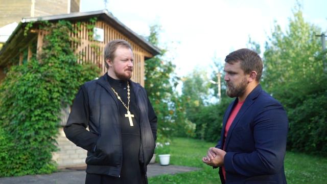 Знакомство с отцом Сергием, настоятелем церкви Рождества Божией Матери в Волоте смотреть онлайн