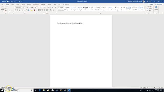 MS WORD PART 2- Menu and Text Select смотреть онлайн