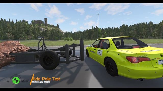 Hirochi Sunburst Airbags Crash Test NCAP | BeamNG.drive смотреть онлайн