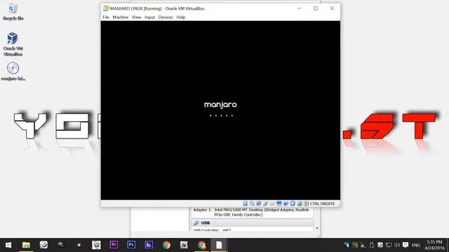 How to Install linux MANJARO kdE 64x - Virtualbox/Windows 10 смотреть онлайн