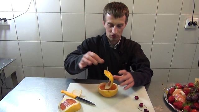 Кораблик из грейпфрута- Фруктовый мастер - Fruitm смотреть онлайн