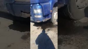 Ман тгх Man TGX, выброс антифриза в систему охлаждения двигателя