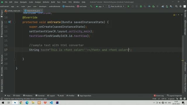 Change Middle Text Color| Android Development| Android Studio| Android java| AtrixDev смотреть онлайн