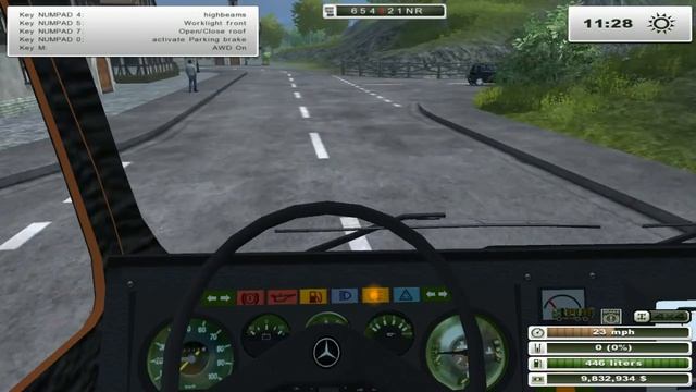 Mercedes SK 2653 Kipper v1.0 Farming Simulator 2013 смотреть онлайн