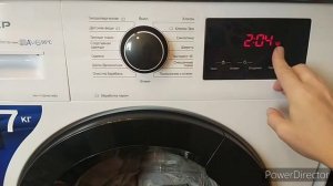 Стиральная машина DEXP WM-F712DHE/WBS Лучшая бюджетная стиральная машина 2021.