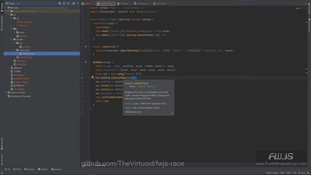 FWJS: Race Game: Model Car Part 4 - The Model Itself смотреть онлайн