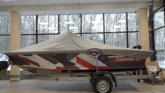 Тент для транспортировки и стоянки лодки Волжанка Х3 смотреть онлайн