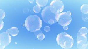 Голубой фон мыльные пузыри - футаж для видео монтажа. Бесплатные футажи для монтажа