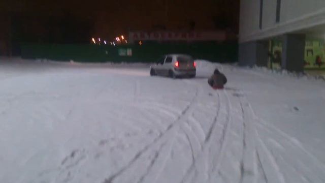 Воронеж. Рыжый дурак. Русские гонки на санях. попытка №1. смотреть онлайн