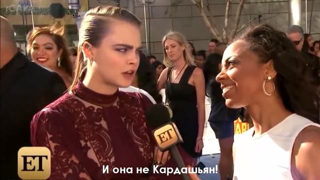 Кара Делевинь - смешные моменты 4 || русские субтитры смотреть онлайн