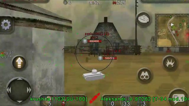 3 боя на Совецких танках:ЗИС-30,КВ-2,Т-34-85. Wild Tanks Online смотреть онлайн