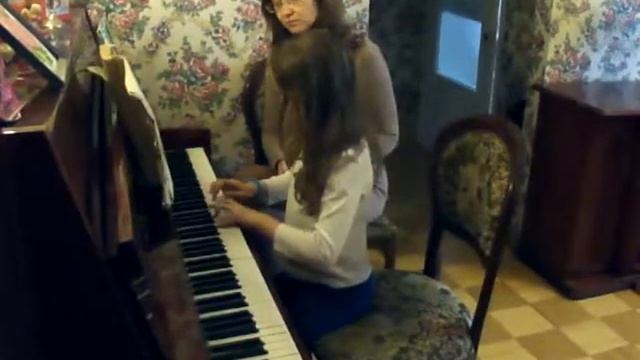 Уроки игры на фортепиано Урок № 5 Адрианна смотреть онлайн