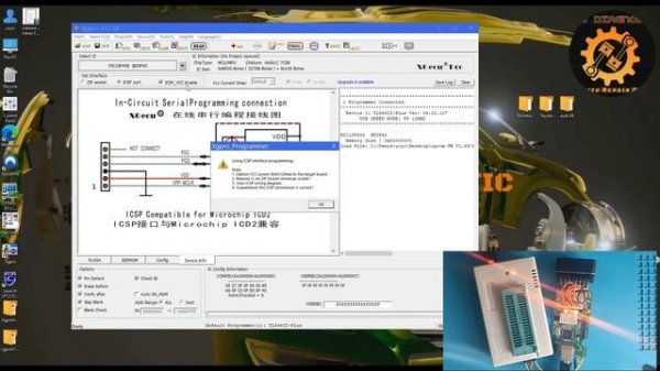OpCom Clone Repair after a failed Firmware Upgrade.PIC18F458 Reflash.