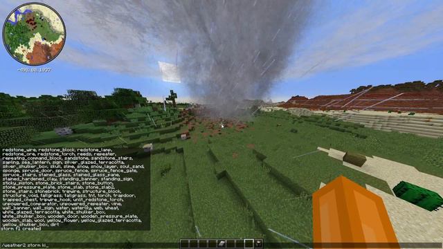How to have Tornadoes in Tornado Mod pick up the dirt or other items. (1.12.2 Tornado Mod) смотреть онлайн
