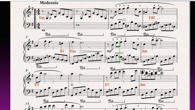 ФАНТАЗИЯ|Красивая мелодия|НОТЫ|Как играть|Слушать|Вечера|FANTASY|For Piano Solo|Free sheets| смотреть онлайн