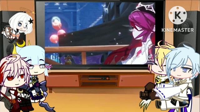 Inazuma characters react to Genshin Impact|| Gacha Club смотреть онлайн