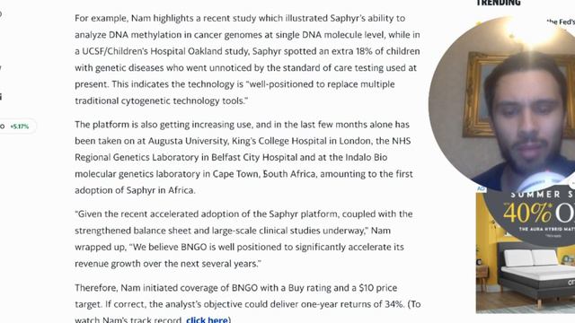 BNGO will BOOM future price targets! BNGO predictions! NTLA stock news, Bionano Genomics смотреть онлайн