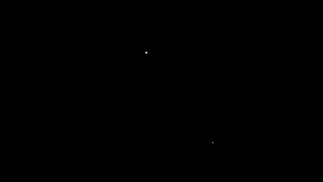 Планета Юпитер и его спутники в ночном небе / Jupiter in the night sky... смотреть онлайн