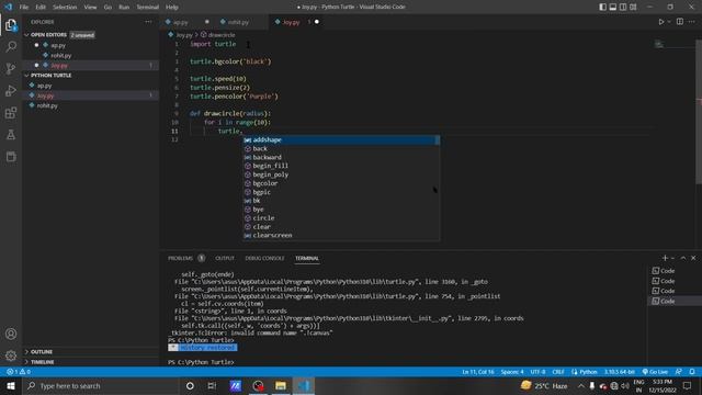 How to Awesome design with python Turtle...# Python Graphics смотреть онлайн