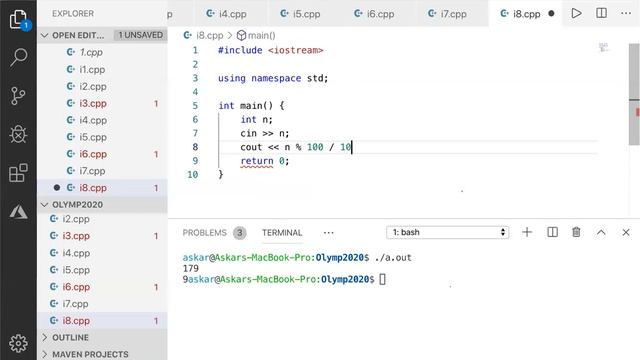 Примеры с Informatics.mccme.ru (ввод-вывод)