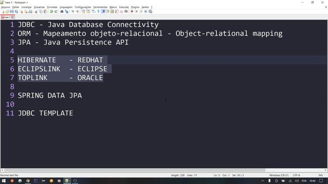 {5’Minutos} [TECH] - JDBC, ORM, JPA, HIBERNATE, SPRING DATA JPA ? смотреть онлайн