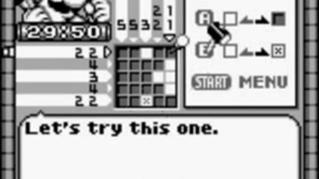 Mario's Picross (Gameplay) смотреть онлайн