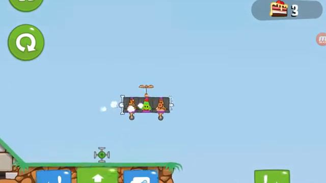 Собираю ящики в Bad piggies! Мой вертолётик крутой! Полёт свинки в Бэд Пигиссе смотреть онлайн