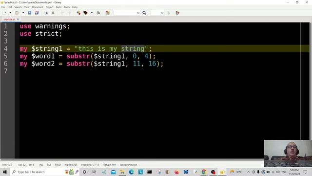 Perl Programming Tutorial - Substring Extraction 2022 смотреть онлайн