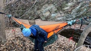 Туристический гамак Rebel Gears: с утепленной подстежкой, бушкрафт-тентом и накидкой ⛺