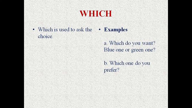 Use of Wh Questions смотреть онлайн