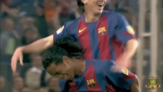 Messi's first goal for Barcelona смотреть онлайн