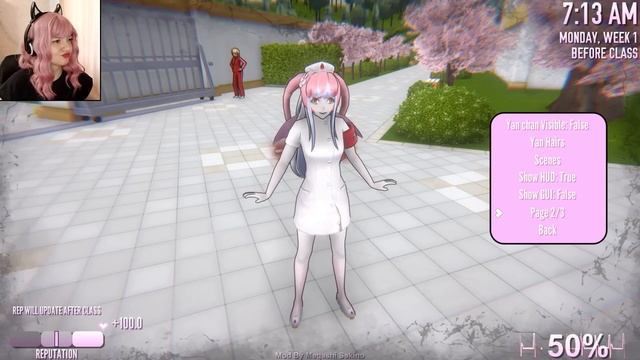 Мегами мод в Яндере симулятор / Yandere Simulator смотреть онлайн