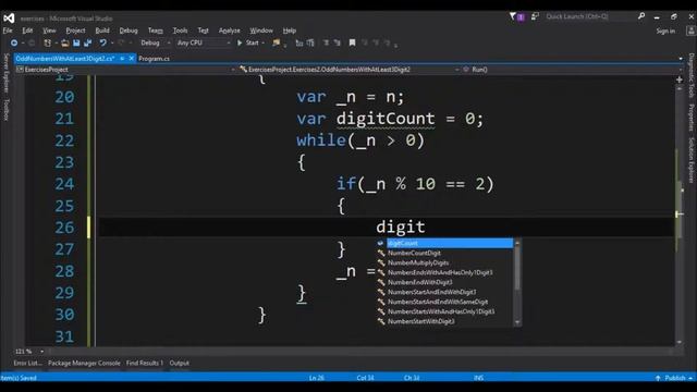 odd numbers with at least 3 digits 2 in c# смотреть онлайн