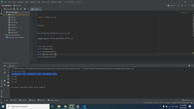 Course Python In Arabic | Python and NumPy | 8 NumPy Split an Array смотреть онлайн