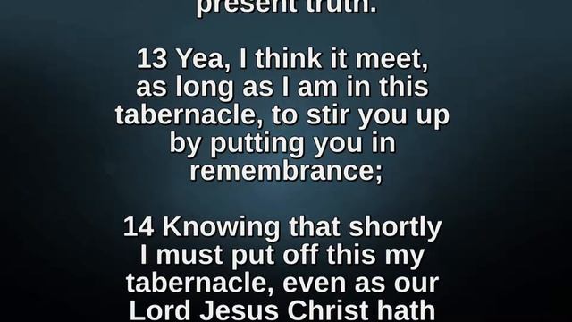 Bible Readings and Hymns - Second Peter 1 смотреть онлайн