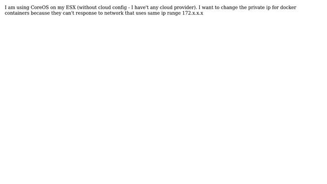 How to setup an ip range for Docker containers? смотреть онлайн