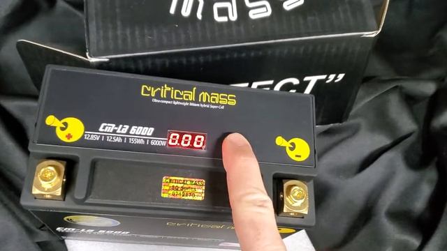 CRITICAL MASS AUDIO LITHIUM SUPER CELL HYBRID CAR AUDIO BATTERY BEST TESLA 6000 WATTS YELLOW RED TO смотреть онлайн
