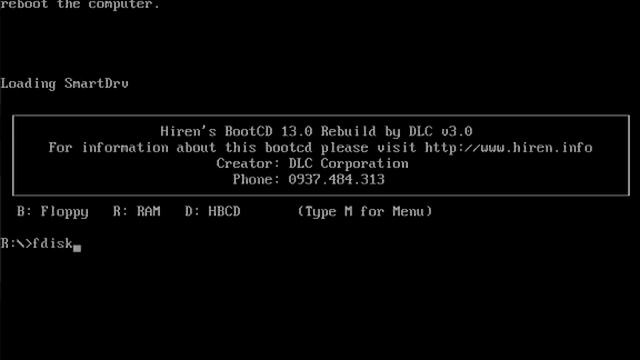 HDD Format & Partitions Classic Mode MS-DOS смотреть онлайн