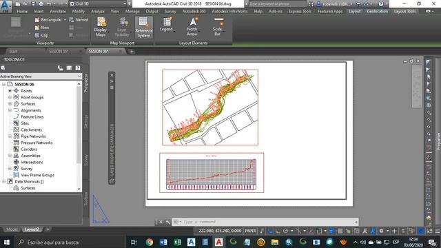Como configuro mi hoja de Dibujo en Civil 3d layout escala смотреть онлайн