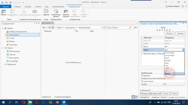 ArcGIS Pro - 5 - Создание векторных слоев смотреть онлайн